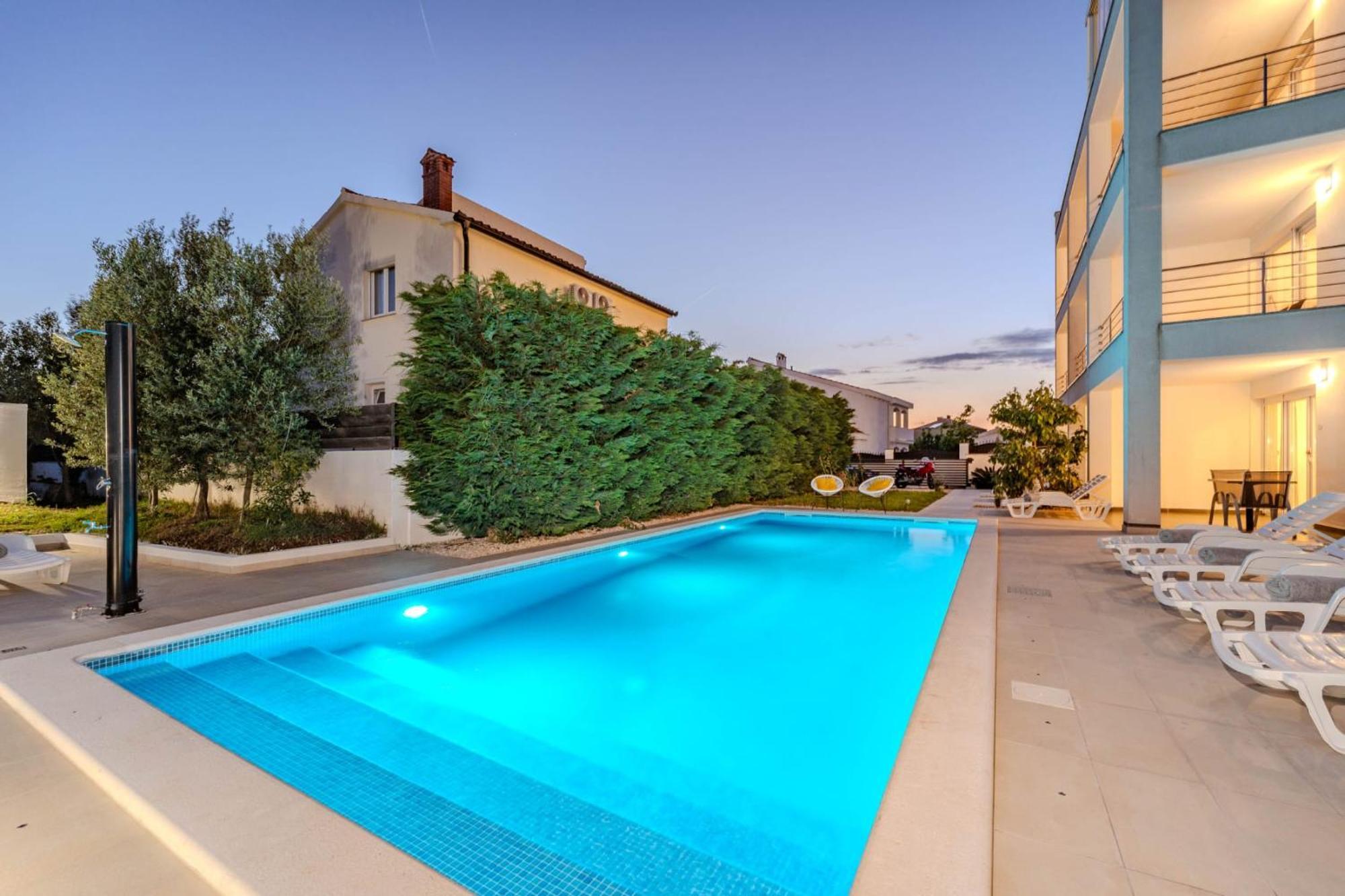 Apartment Deluxe Villa Carlotta Zadar Dış mekan fotoğraf